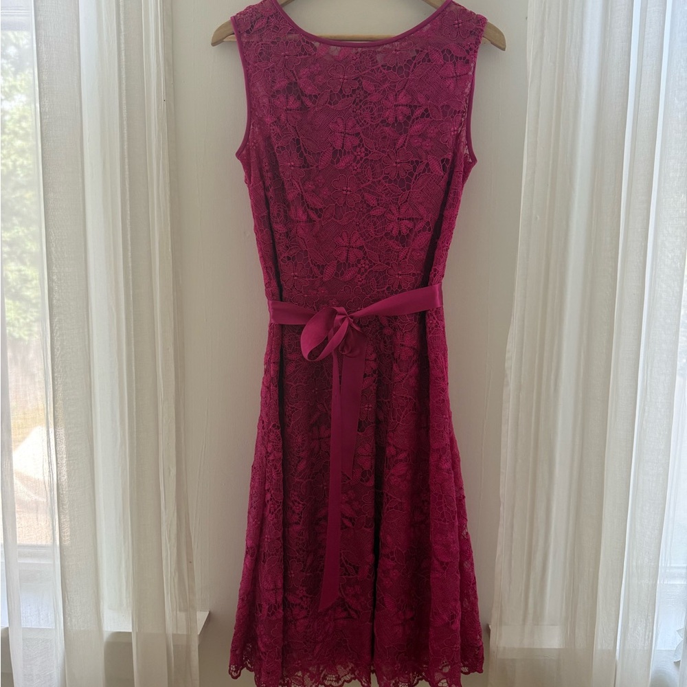 Teri John Pink Lace Dress